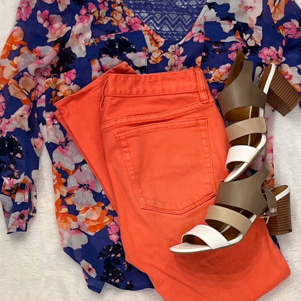 J. Crew Stretch Toothpick Ankle Jeans